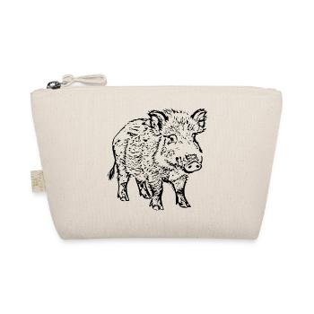 Wildschwein - Bio-Täschchen - Natur - Vorne