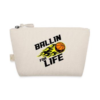 Basketball Ballin Saying - Organic Pouch - nature - Front