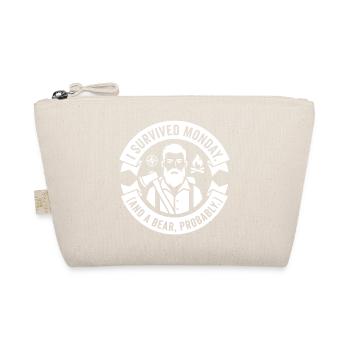 I Survived Monday et Bear – Humour en plein air - Trousse biologique - nature - Devant