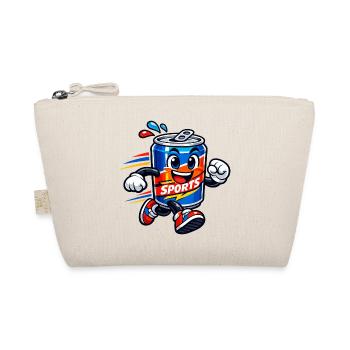 Cheerful sports jug Sprint - Organic Pouch - nature - Front