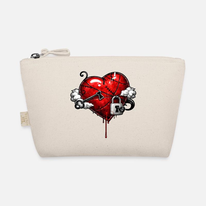 Cœur marqué avec serrure Trousse biologique