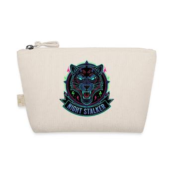 Leopard Neon Night - Organic Pouch - nature - Front