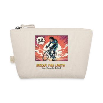 Break The Limits Cycling Hero - Organic Pouch - nature - Front