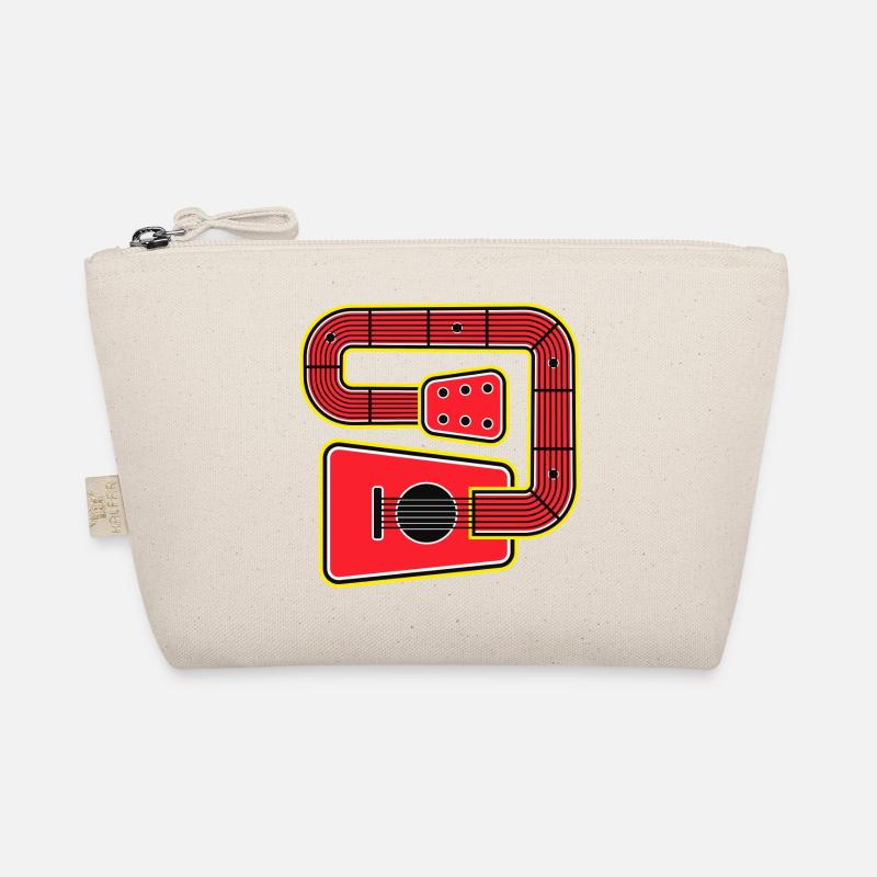 Rote Abstract Shape Gitarre Bio-Täschchen