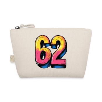 62 Number Colorful - Organic Pouch - nature - Front
