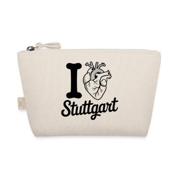 I love Stuttgart - Bio-Täschchen - Natur - Vorne