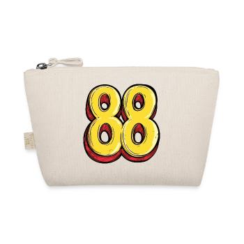88 Number Colorful - Organic Pouch - nature - Front