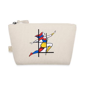 Mrs. Mondrian - Organic Pouch - nature - Front
