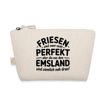 Friesen Emsland Friesland Sprüche Geschenk - Bio-Täschchen - Natur - Vorne