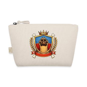 Royal Paw Print Coat of Arms - Organic Pouch - nature - Front