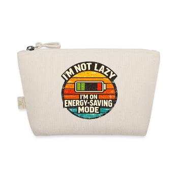Energy Saving Mode Humor - Organic Pouch - nature - Front