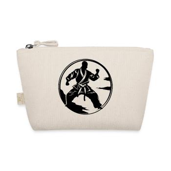 Silhouette de l’Homme Karaté - Trousse biologique - nature - Devant