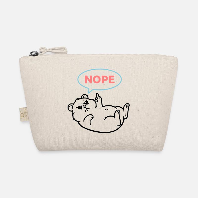 Hamster Nope Comic Sprechblase Bio-Täschchen