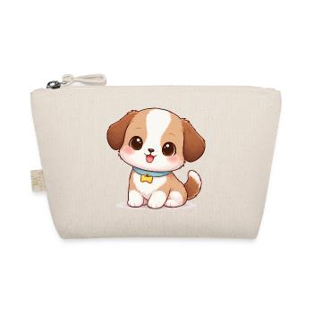 Dog Cute Comic - Organic Pouch - nature - Front