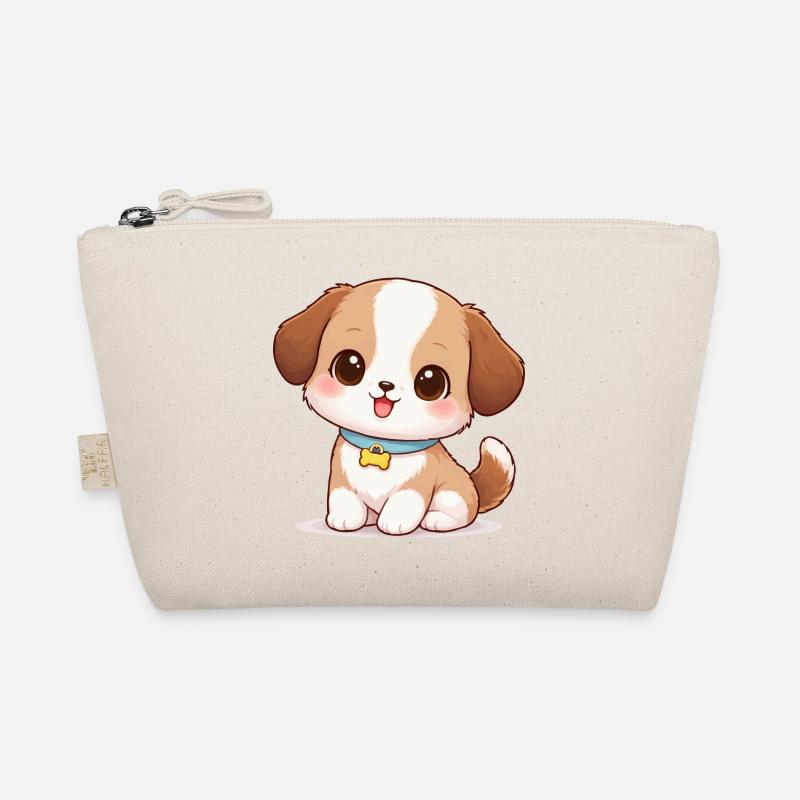 Hund Süß Comic Bio-Täschchen