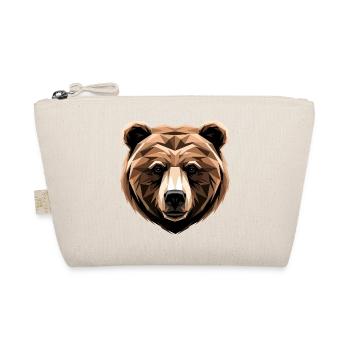 Brown Bear, Grizzly Bear, Bear Brothers, Forest, Wild Bears - Organic Pouch - nature - Front