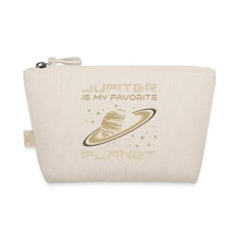 Jupiter is my favorite planet Saturn joke - Organic Pouch - nature - Front