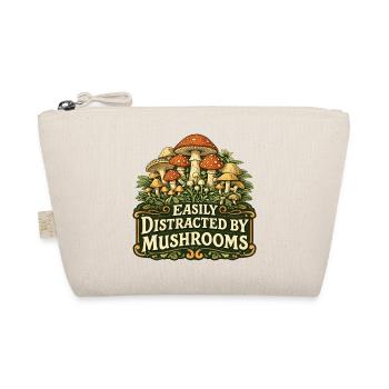 Easily Distracted by Mushrooms - Organic Pouch - nature - Front