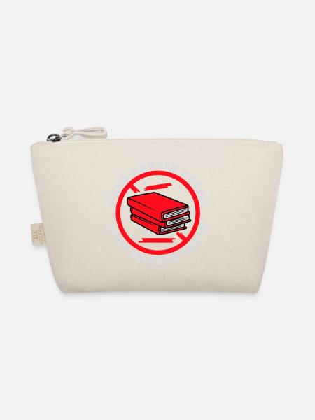 Read Banned Books Verbotene Bücher Lesen Freiheit - Organic Pouch - nature - Front