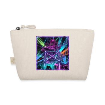 Retro Rave Electro - Organic Pouch - nature - Front