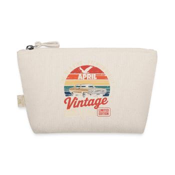 59 Years April 1967 Vintage Retro Anniversair Gift - Organic Pouch - nature - Front