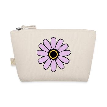 Blume pastell Blumen Blüte pastellfarben  Geschenk - Bio-Täschchen - Natur - Vorne