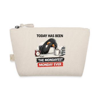 Mondayest Penguin Blues - Bio-Täschchen - Natur - Vorne