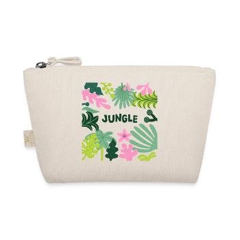 Jungle Tropical Leaves Pattern Nature Design - Organic Pouch - nature - Front