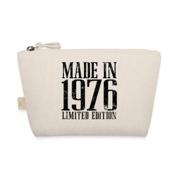 1976 Jahrgang geboren Vintage Geburtstag Geschenk - Bio-Täschchen - Natur - Vorne