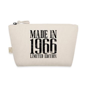 1966 Jahrgang geboren Vintage Geburtstag Geschenk - Bio-Täschchen - Natur - Vorne
