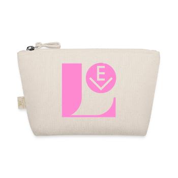 Imprimé typographique minimaliste rose rose audacieux - Trousse biologique - nature - Devant