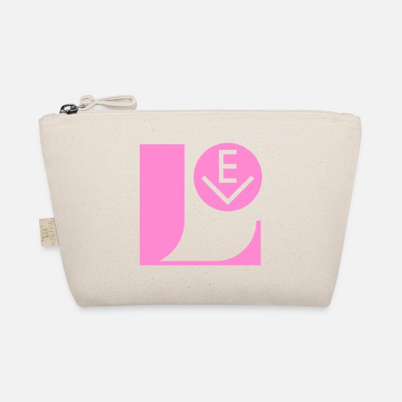 Kräftiger minimalistischer Pink Love Typographischer Druck Bio-Täschchen