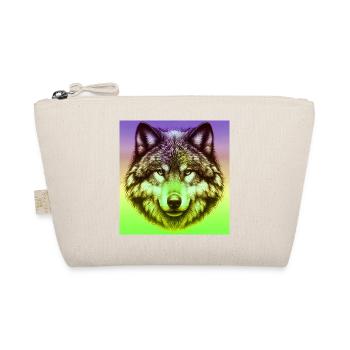 Wolf - Organic Pouch - nature - Front