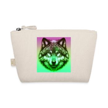 Wolf - Bio-Täschchen - Natur - Vorne