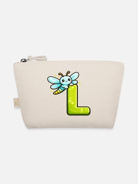 L for Dragonfly - Organic Pouch - nature - Front