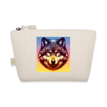 Wolf - Bio-Täschchen - Natur - Vorne