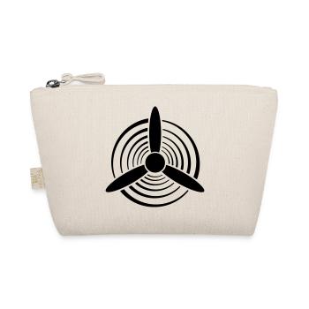 Solid Color Graphic Propeller - Organic Pouch - nature - Front