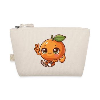 Peace Sommer Frucht Orange Apfelsine Mandarine - Bio-Täschchen - Natur - Vorne