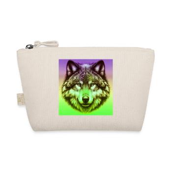 Wolf - Bio-Täschchen - Natur - Vorne