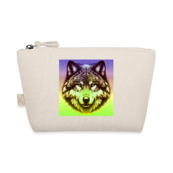 Wolf - Bio-Täschchen - Natur - Vorne