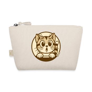 Insigne Curieux du Chaton Qui Regarde - Trousse biologique - nature - Devant