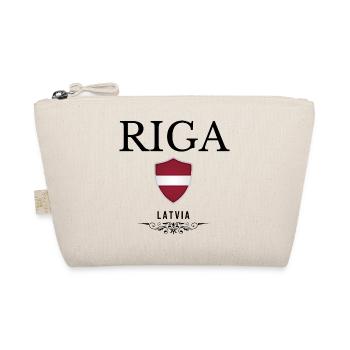 Riga souvenir, elegant design Riga - Organic Pouch - nature - Front