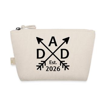 Dad 2026 Baby Announcement Est 2026 - Bio-Täschchen - Natur - Vorne