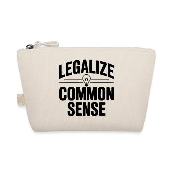 Legalisieren Sie den gesunden Menschenverstand - Bio-Täschchen - Natur - Vorne