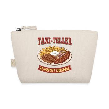 Taxi Teller Shirt, Ruhrpott Kult Imbiss Hoodie - Bio-Täschchen - Natur - Vorne