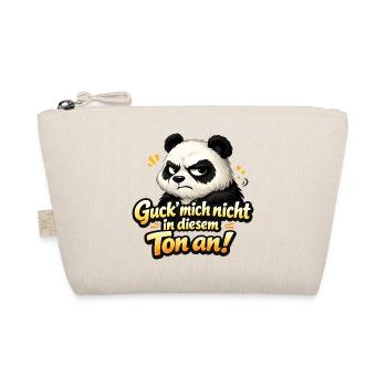 Panda Guck mich nicht in diesem Ton an! - Bio-Täschchen - Natur - Vorne