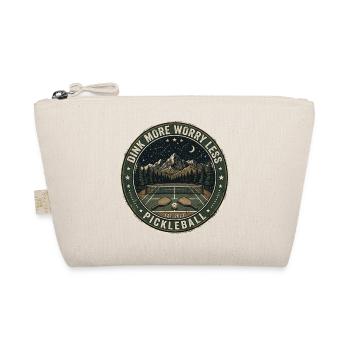  Funny Was That Out? Retro Pickleball Paddle - Bio-Täschchen - Natur - Vorne