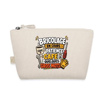 Bricolage en cours Café et Gros Mots - Trousse biologique - nature - Devant