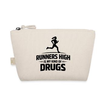 Le high des runners, c’est mon genre de drogue - FEMME - Trousse biologique - nature - Devant