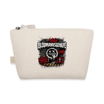 Assistant to the Certified Fool „BLÖDMANNSGEHILFE“ - Organic Pouch - nature - Front